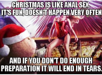 Christmas Is Like Anal Sex