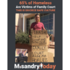 65% of Homeless