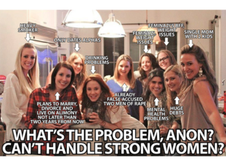 What’s The Problem, Can’t Handle Strong Women?