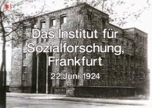 The Frankfurt School