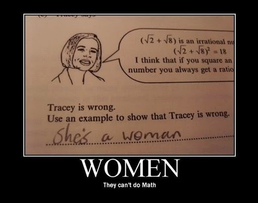 Women Can't Do Math