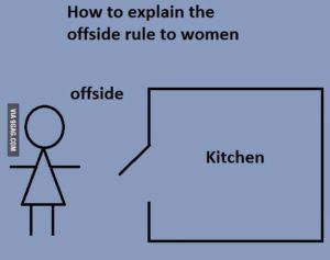 how to explain the offside rule to women