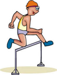 man hurdler