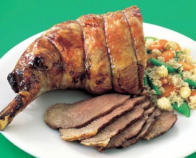 roasted lamb