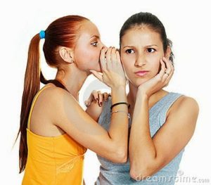 two gossiping girls
